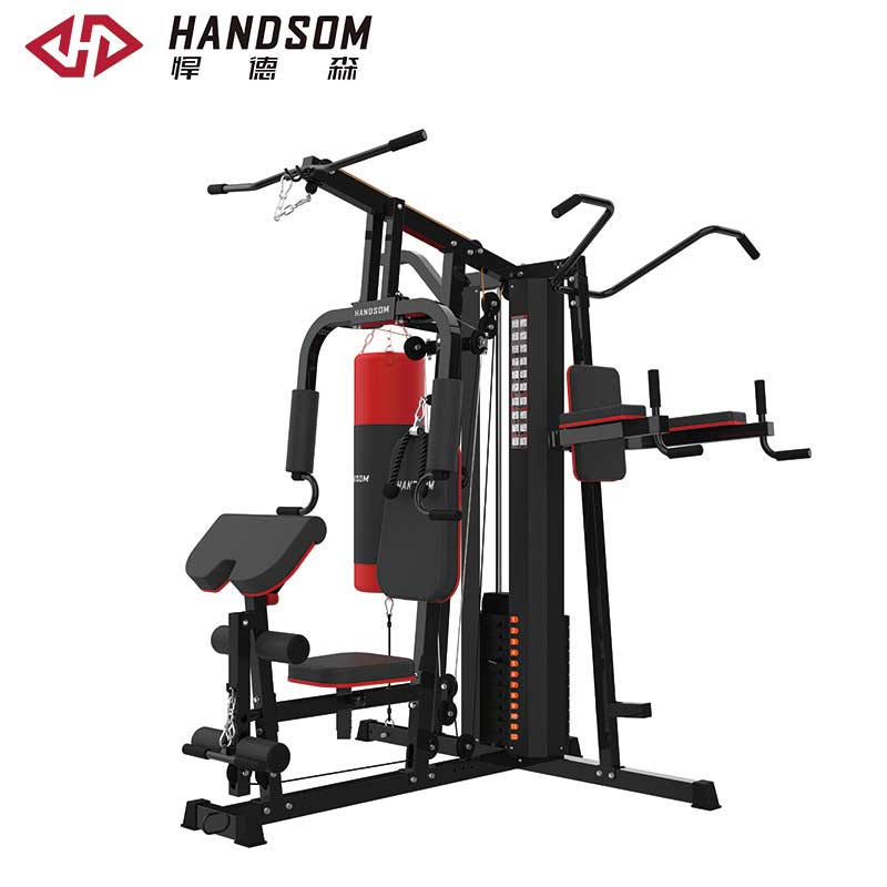 悍德森HS-6160 三人站沙包、單雙杠