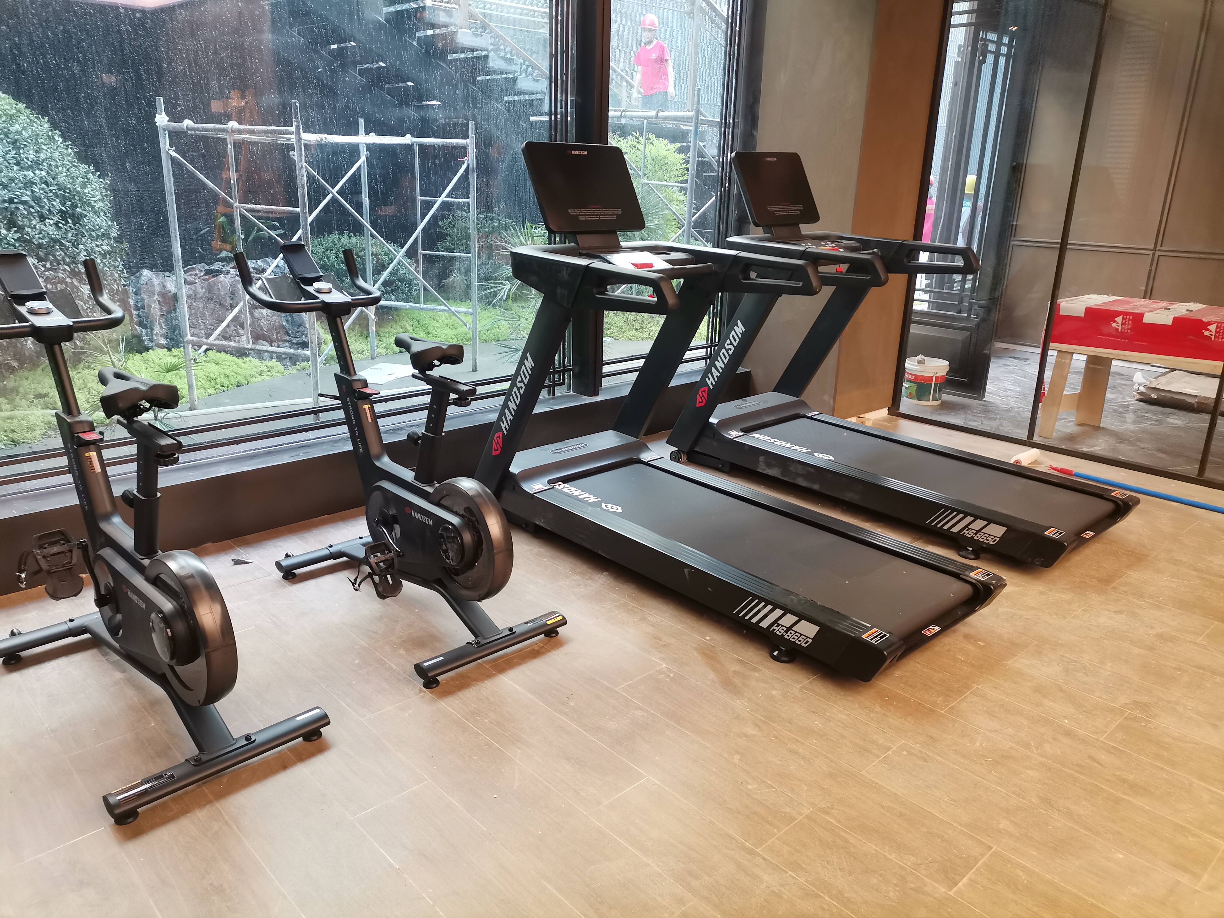 悍德森| 書香瀾岸樓盤營銷中心 健身房配置方案